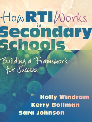 cover image of How RTI Works in Secondary Schools
